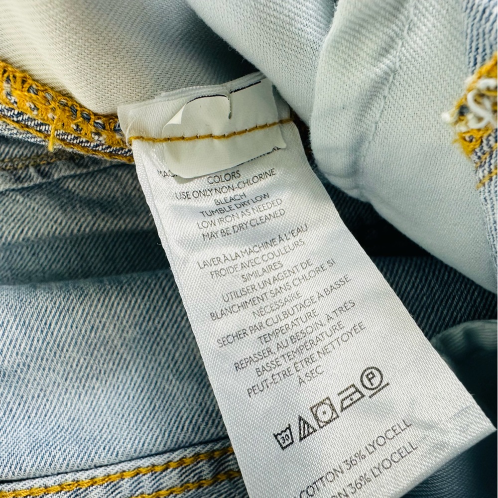 Pilcro Beachy High-Rise Parachute Jeans | Baggy Denim | Coastal Cowgirl Small - Picture 8 of 10